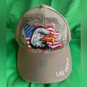 PROUD EAGLE MILITARY SERVICE CAP (LAS VEGAS) like NEW!